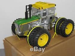 John Deere 7520 4WD Tractor PRECISION ENGINEERING 116 Toy CHROME & Green CUSTOM