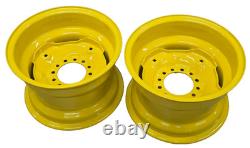 John Deere 755 855 955 Tractor OEM Turf Tire Rear Rims JD Part # AM102096
