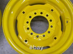 John Deere 755 855 955 Tractor OEM Turf Tire Rear Rims JD Part # AM102096