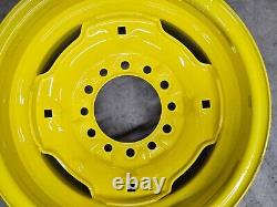 John Deere 755, 855, 955 Tractor Set of Two Rear Rims JD Part # AM102096 Size 15