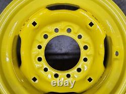 John Deere 755, 855, 955 Tractor Set of Two Rear Rims JD Part # AM102096 Size 15