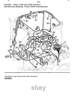 John Deere 7600 7700 7800 Tractor Repair Technical Manual Service TM1500