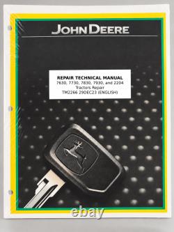 John Deere 7630, 7730, 7830, 7930, 2204 Tractors Service Repair Manual TM2266