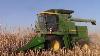 John Deere 7720 Turbo Combine Harvesting Corn