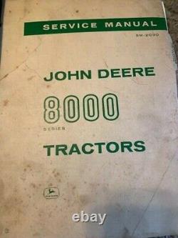 John Deere 8000 Series Tractors Service Manual 8010 & 8020 Four Wheel Drive