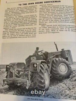 John Deere 8000 Series Tractors Service Manual 8010 & 8020 Four Wheel Drive