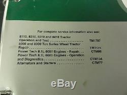 John Deere 8110 8210 8310 and 8410 Tractors Diagnostic Technical Manual TM1796