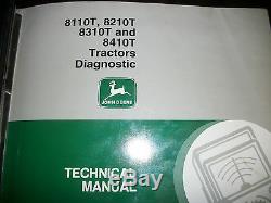 John Deere 8110t 8210t 8310t 8410t Tractors Diagnostic Operation & Test Manual