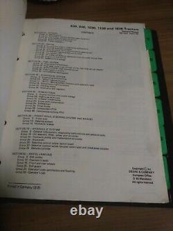 John Deere 830 930 1030 1130 1630 Tractors Service Repair Manual TM4341