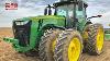 John Deere 8400r Tractor Planting Corn