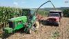 John Deere 8400t Tractor Harvesting Corn