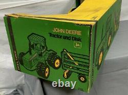John Deere 8630 4WD Tractor with Yellow Disk SET 116 NIB Yellow Green 1975 RARE