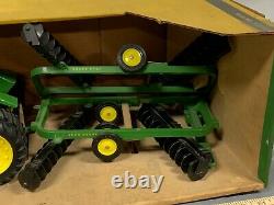 John Deere 8640 4WD Tractor with Disk SET 116 NIB Yellow Green 1979 RARE