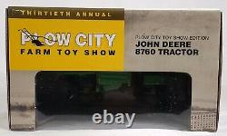 John Deere 8760 4wd Tractor 2010 Plow City Farm Toy Show By Ertl 1/32 Scale