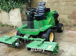 John Deere 900 4WD Diesel Cylinder Ride on Mower tractor 3 gang mower Yanmar