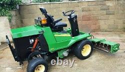 John Deere 900 4WD Diesel Cylinder Ride on Mower tractor 3 gang mower Yanmar