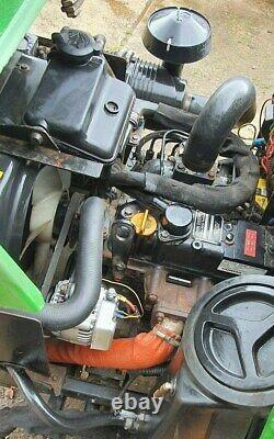 John Deere 900 4WD Diesel Cylinder Ride on Mower tractor 3 gang mower Yanmar