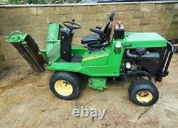 John Deere 900 4WD Diesel Cylinder Ride on Mower tractor 3 gang mower Yanmar