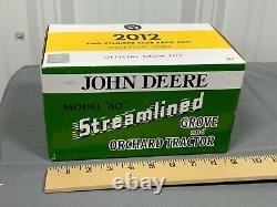 John Deere AO Streamlined Grove Orchard Tractor Ertl 116 Die-Cast MINT AOS