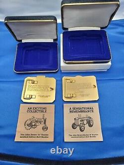 John Deere Belt Buckle collection 10 pieces Christmas Tractors Limited Editions