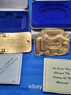 John Deere Belt Buckle collection 10 pieces Christmas Tractors Limited Editions