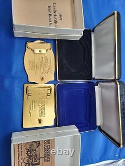 John Deere Belt Buckle collection 10 pieces Christmas Tractors Limited Editions