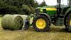 John Deere Drawing Baled Silage