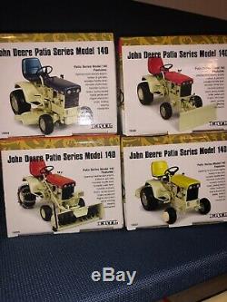 John Deere (ERTL) Patio Series Model 140 Tractors Set of 4 in Original Boxes