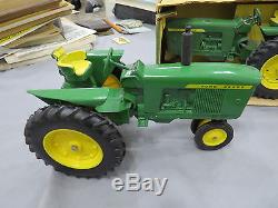 John Deere Ertl 3020 Toy Tractor Green Yellow Box Rare WITH 2nd Tractor included