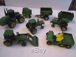 John Deere Ertl Metal Tractors & More & Parts Large Diecast Lot Small Items