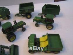 John Deere Ertl Metal Tractors & More & Parts Large Diecast Lot Small Items