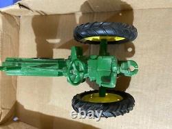 John Deere High Post A toy Tractor NICE RESTORED JD 1/16 ERTL Erska Orig tires