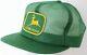 John Deere Jd Tractor Louisville Green Usa Vtg Full Mesh Snapback Adjustable Hat
