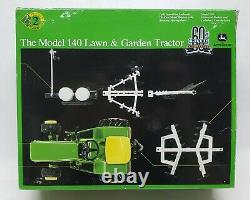 John Deere Model 140 Lawn & Garden Tractor With Implements Precision 1/16 Ertl