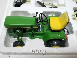 John Deere Model 140 Lawn & Garden Tractor With Implements Precision 1/16 Ertl