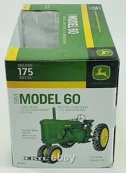 John Deere Model 60 Tractor Chrome 175th Anniversary Edition By Ertl 1/16 Scale