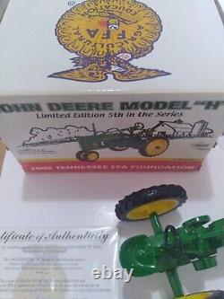 John Deere Model H 2006 Tennessee FFA 1/16 Tractor Limited Edition #603 of 900