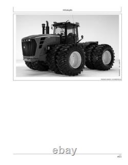 John Deere OMRE312198 PORTUGUESE EDITION 9230, 9330, 9430, 9530, 9630 tractor op