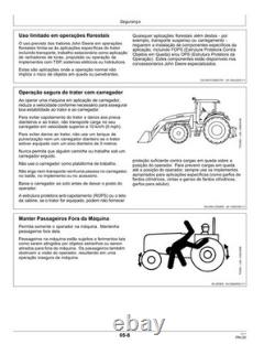 John Deere OMRE312198 PORTUGUESE EDITION 9230, 9330, 9430, 9530, 9630 tractor op