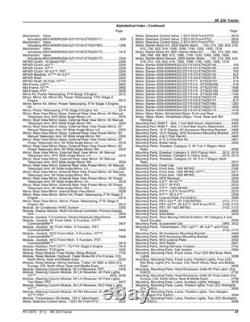 John Deere PC13570 8R 230 tractors parts catalog