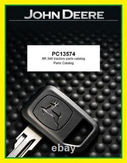 John Deere PC13574 8R 340 tractors parts catalog
