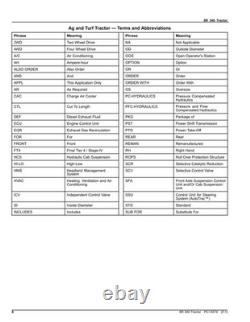 John Deere PC13574 8R 340 tractors parts catalog