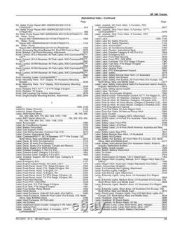 John Deere PC13574 8R 340 tractors parts catalog
