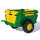 John Deere Rolly Farm Vehicle 62cm Trailer Truck Kids Loader For Tractors Green