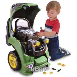 John Deere Service Tractor Engine Farm Vehicle Toy/Kids/Play with Lights/Sounds
