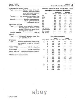 John Deere TM1056 4230 Row-Crop tractor technical manual