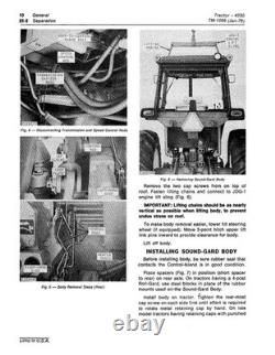 John Deere TM1056 4230 Row-Crop tractor technical manual