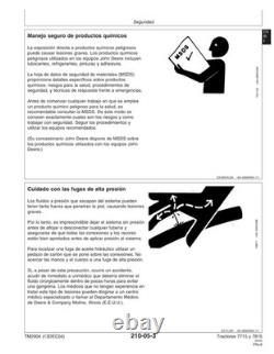 John Deere TM2904 SPANISH EDITION 7715, 7815 tractors diagnostic technical manua