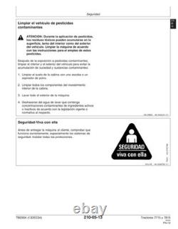 John Deere TM2904 SPANISH EDITION 7715, 7815 tractors diagnostic technical manua