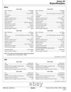 John Deere TM801554 PORTUGUESE EDITION 6145J, 6165J, 6180J, 6205J tractors repai